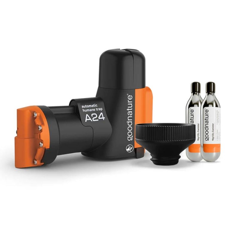 Goodnature A24 Starter Kit puukiinnikkeellä